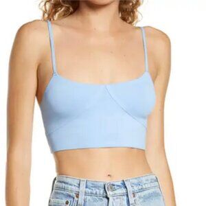 NWOT Free People Brinley Cutout Longline Bralette color “brighter days”